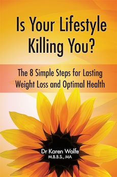 Dr. Karen Wolfe book, speaker on women's lifestyles, effects of diet and lifestyle on health